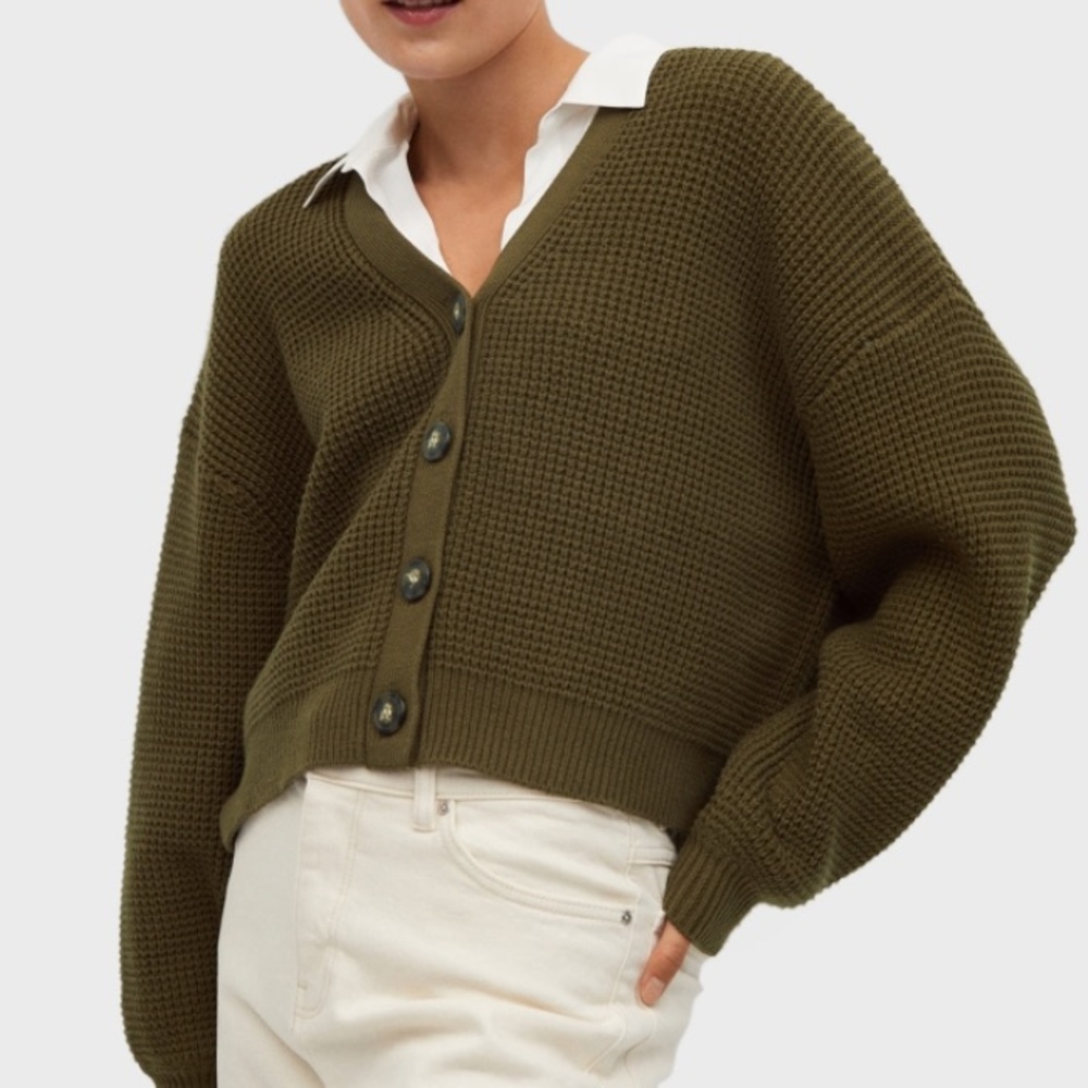Mango sweaters| Mango button down cardigan